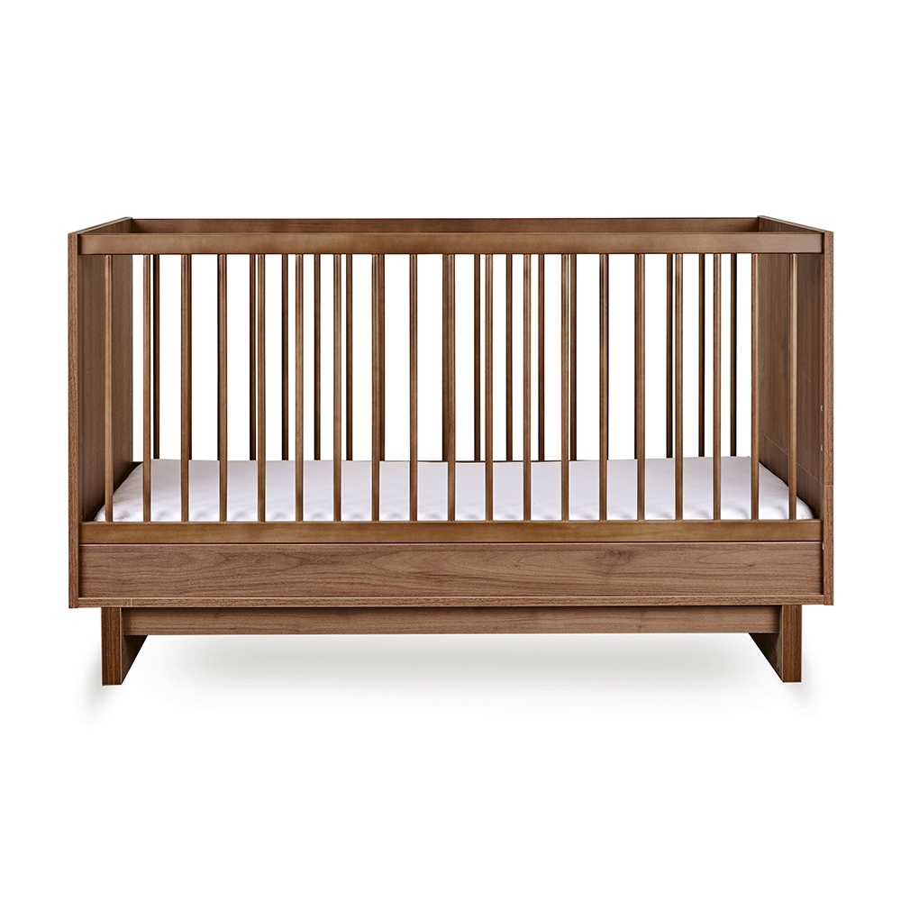 Quax Babybett- und Kinderbett 70 x 140 'Kyo' Walnut - Online MY SNOWFLAKE