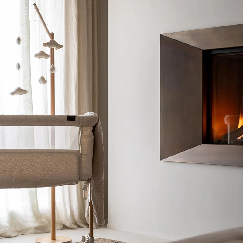 Quax Beistellbett 'Side-by-Side' Naturel Bouclé Cream - Online MY SNOWFLAKE