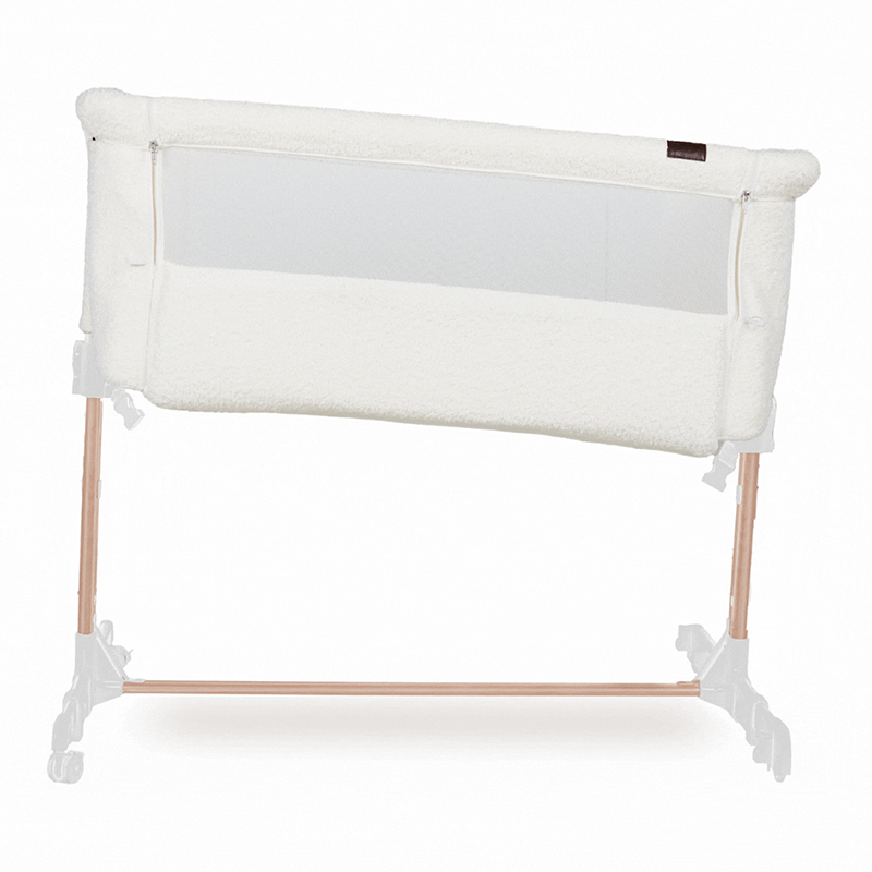 Quax Beistellbett 'Side-by-Side' Naturel Bouclé Cream - Online MY SNOWFLAKE