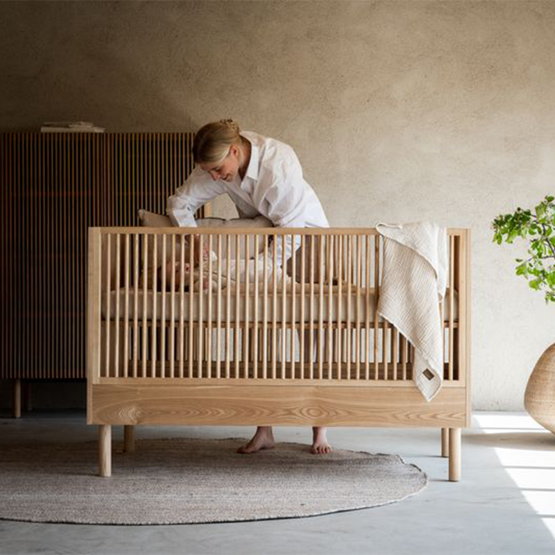 Quax Babybett 70 x 140 'Hai No Ki' Natural Ash - Online MY SNOWFLAKE