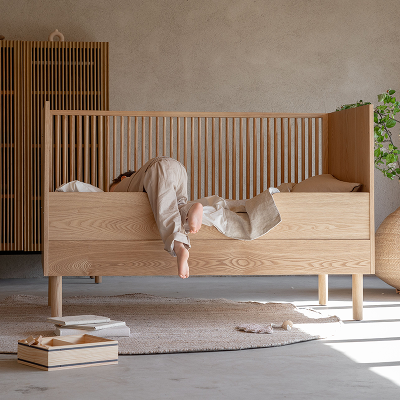 Barrière de lit Quax 70 x 140 'Hai No Ki' Frêne Naturel