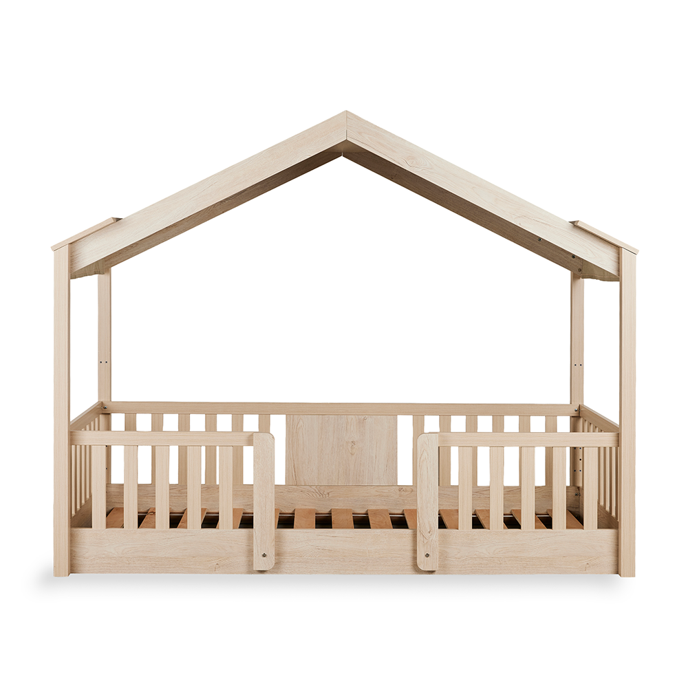 Lit bébé Quax 'Chalet' 90 x 200 cm Frêne naturel