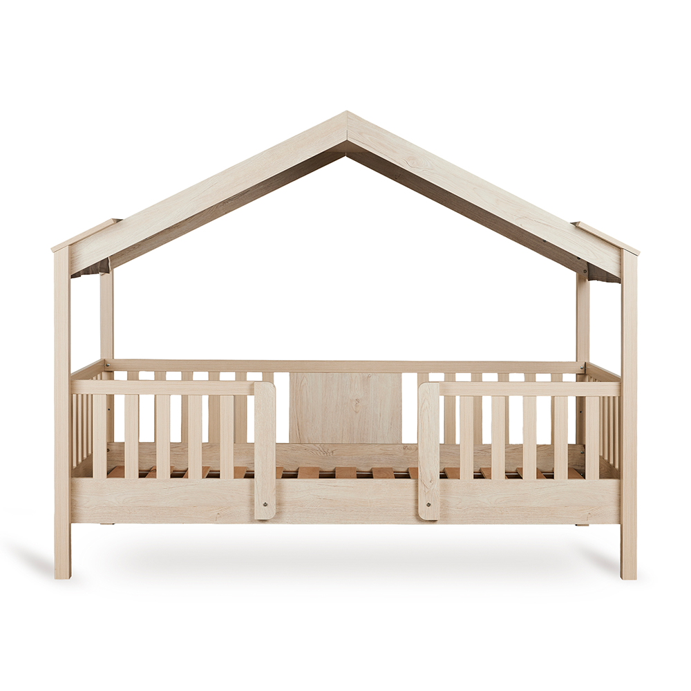 Lit bébé Quax 'Chalet' 90 x 200 cm Frêne naturel