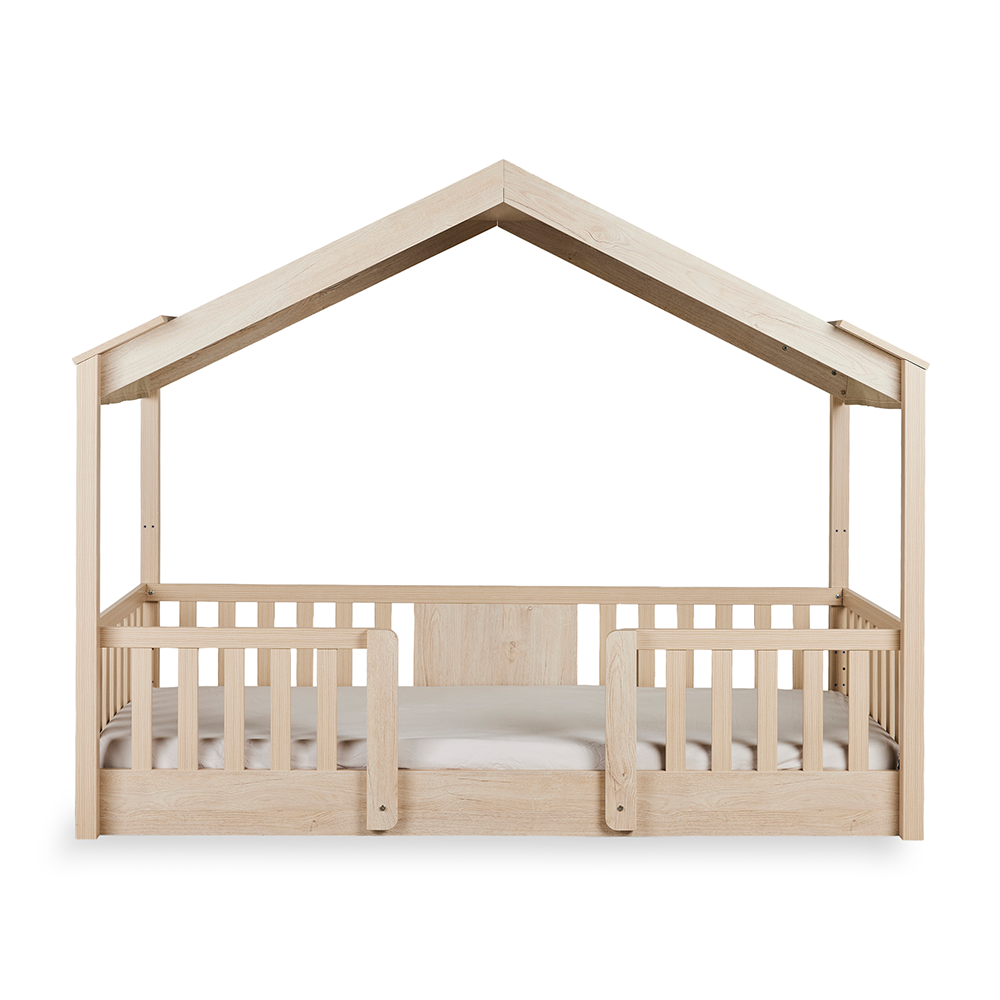 Lit bébé Quax 'Chalet' 90 x 200 cm Frêne naturel