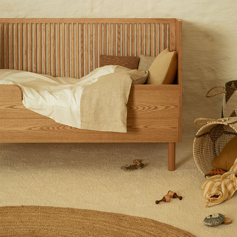 Quax Babybett 70 x 140 'Hai No Ki' Natural Ash - Online MY SNOWFLAKE