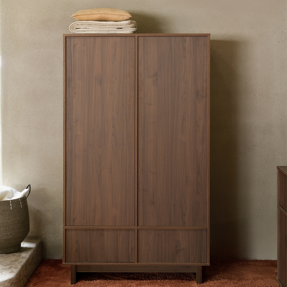 Quax 'Kyo' Wardrobe Walnut