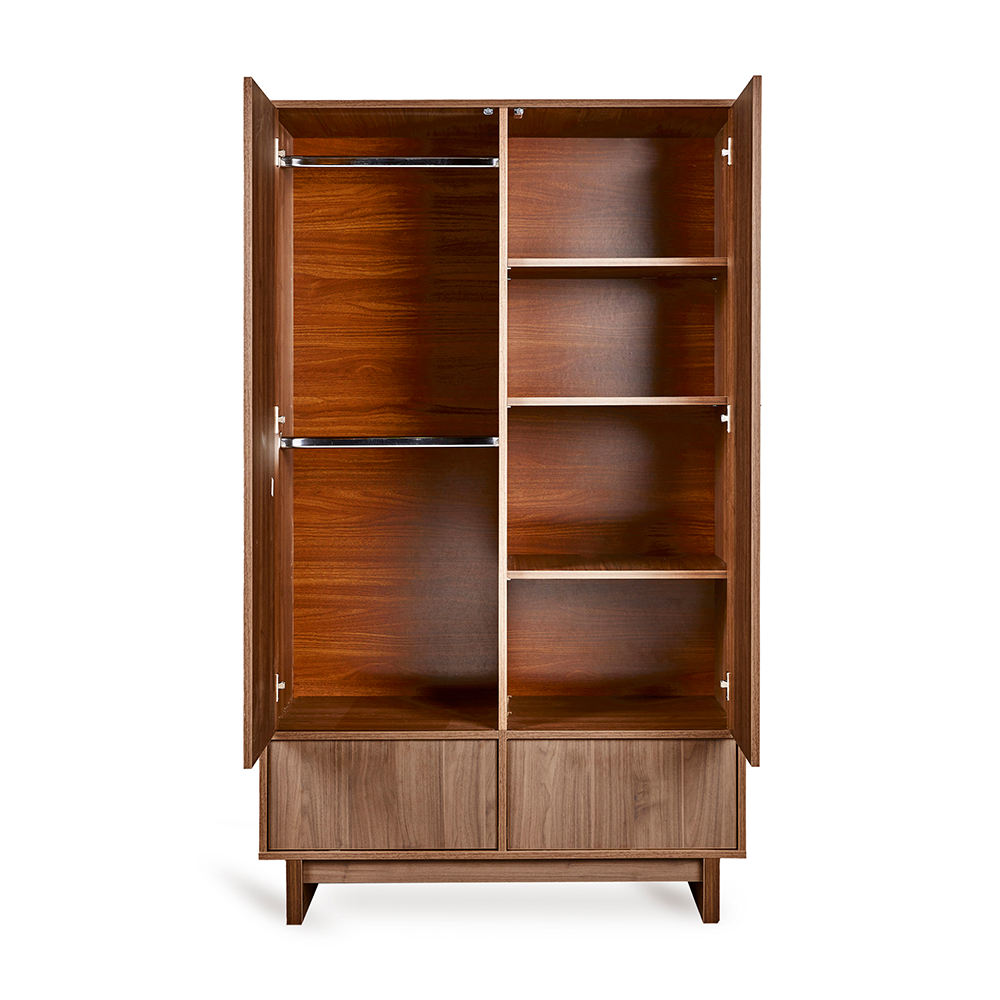 Quax 'Kyo' Wardrobe Walnut