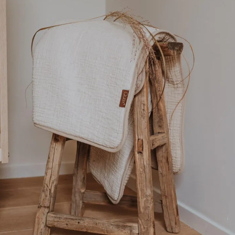 Quax Muslin Blanket for Newborns 'Natural Collection' Clay