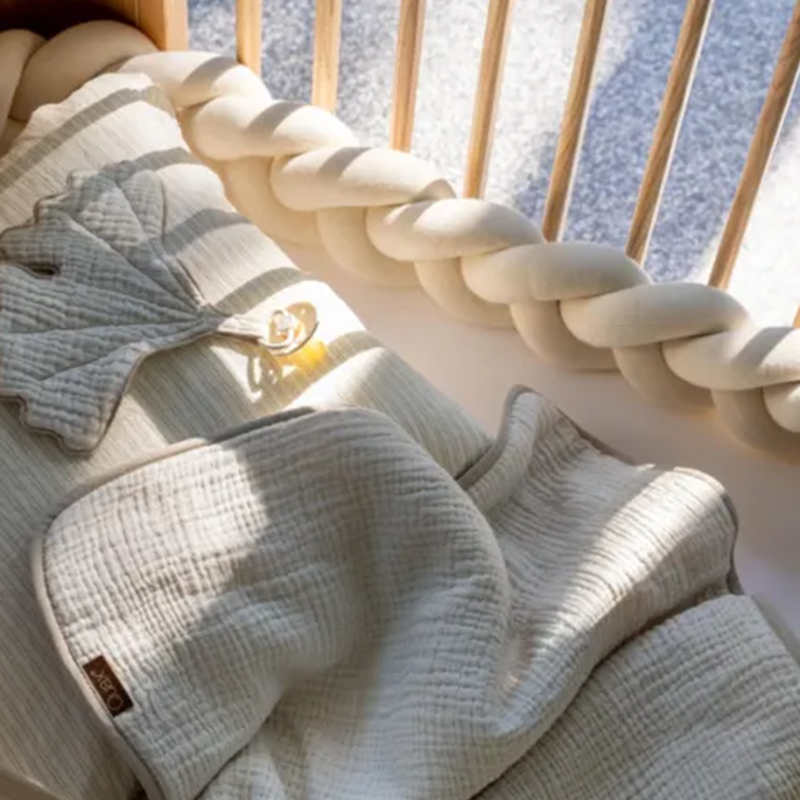 Quax Muslin Blanket for Newborns 'Natural Collection' Clay