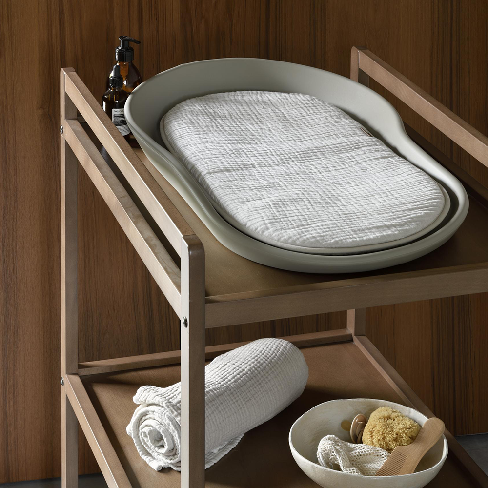 Quax Changing Mat Inlay 'Mamee' Natural Collection Clay