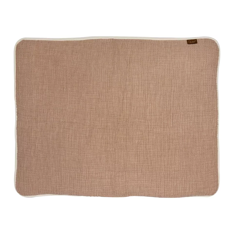 Quax Muslin Swaddle Blanket for Newborns 'Natural Collection' Coral