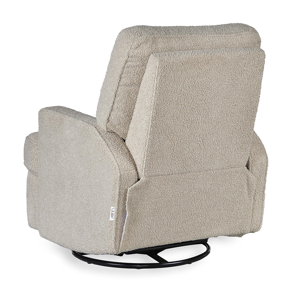 Quax Electric Recliner 'Swivel & Gliding' Teddy Taupe