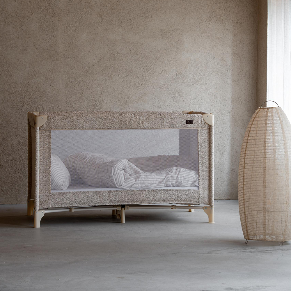 Quax Travel Bed 'Bouclé' Sheep