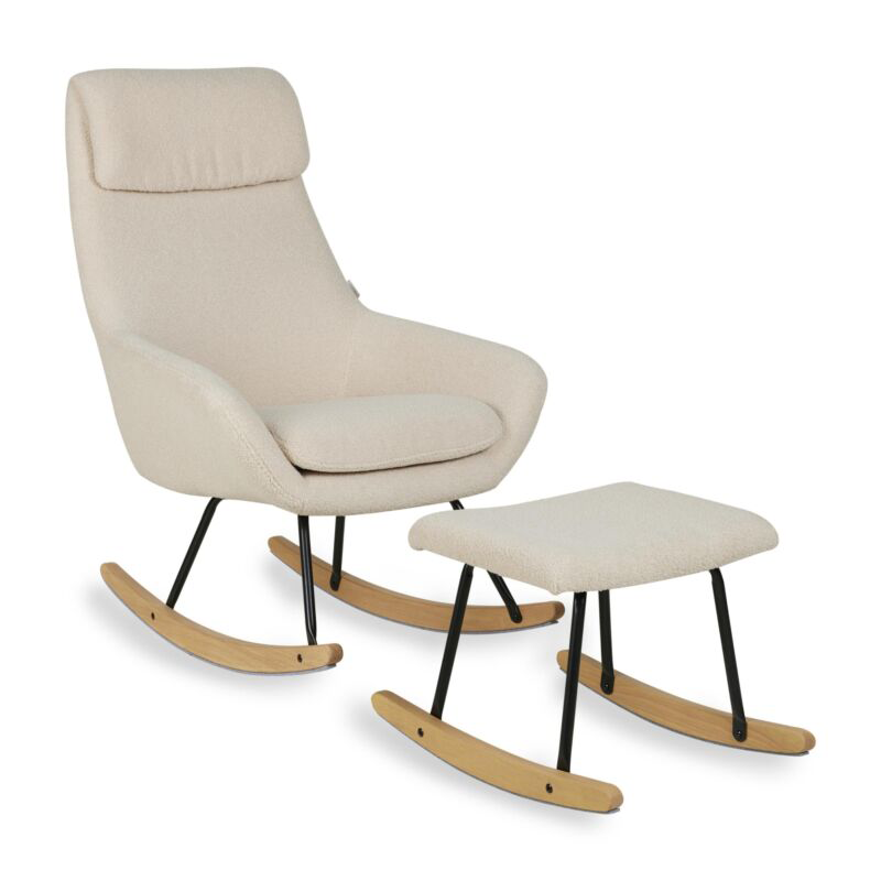 Quax Schaukel-/Stillsessel 'Nordic' Sheep Beige