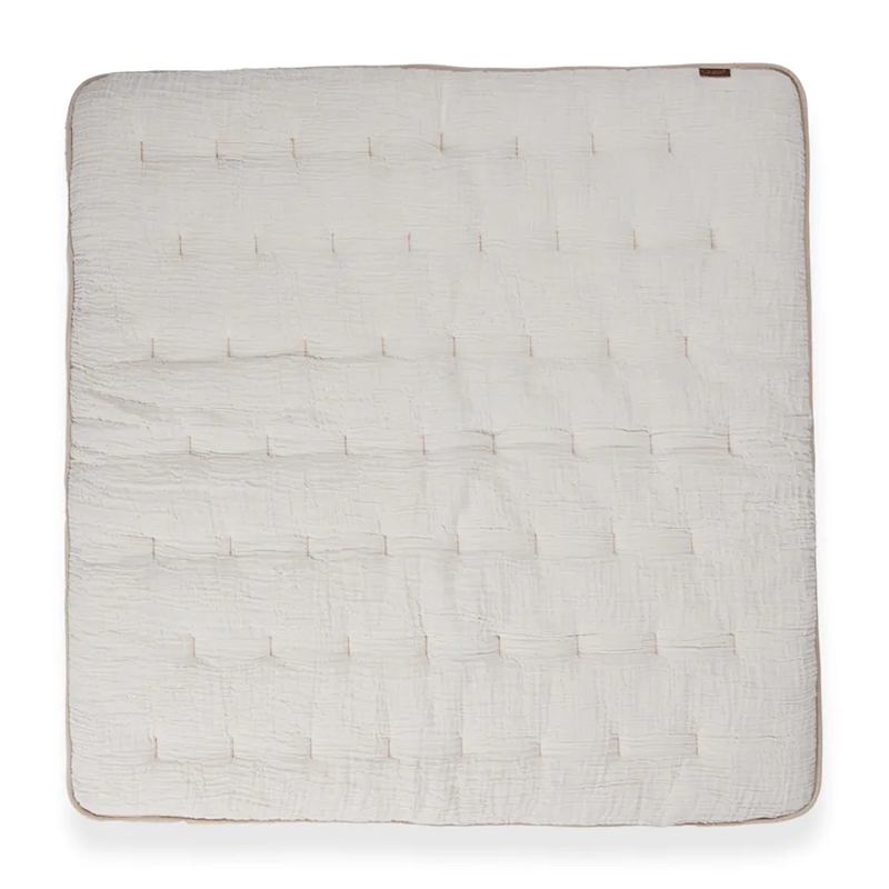Tapis de jeu réversible en mousseline Quax 'Natural Collection' Clay