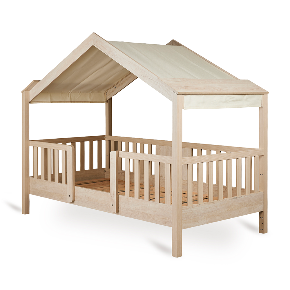 Quax Toit en tissu pour lit junior « Chalet » Beurre