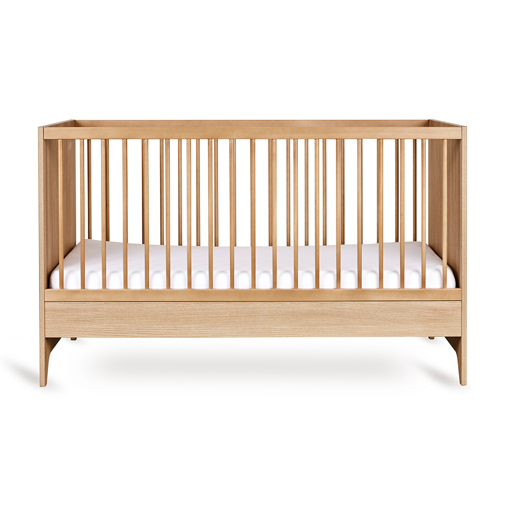Quax Babybett- und Kinderbett 70 x 140 'Tsugi' Honey Ash - Online MY SNOWFLAKE