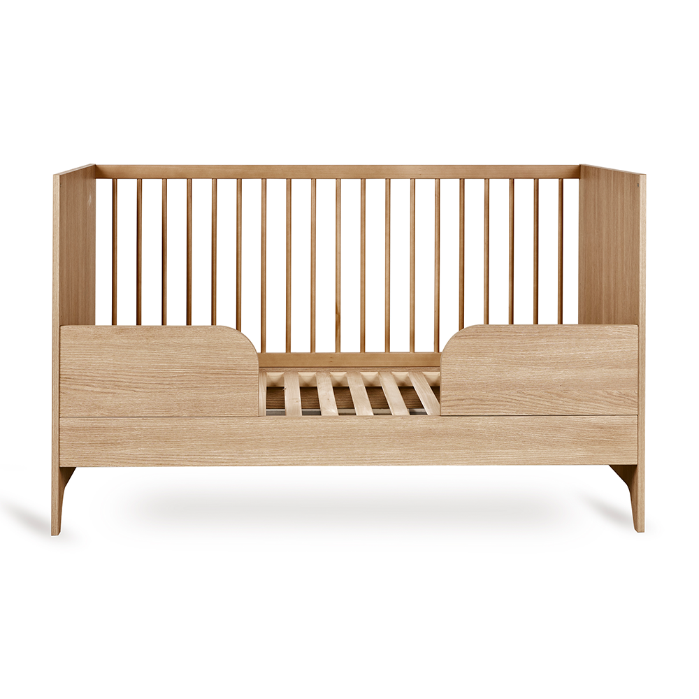 Quax Babybett- und Kinderbett 70 x 140 'Tsugi' Honey Ash - Online MY SNOWFLAKE