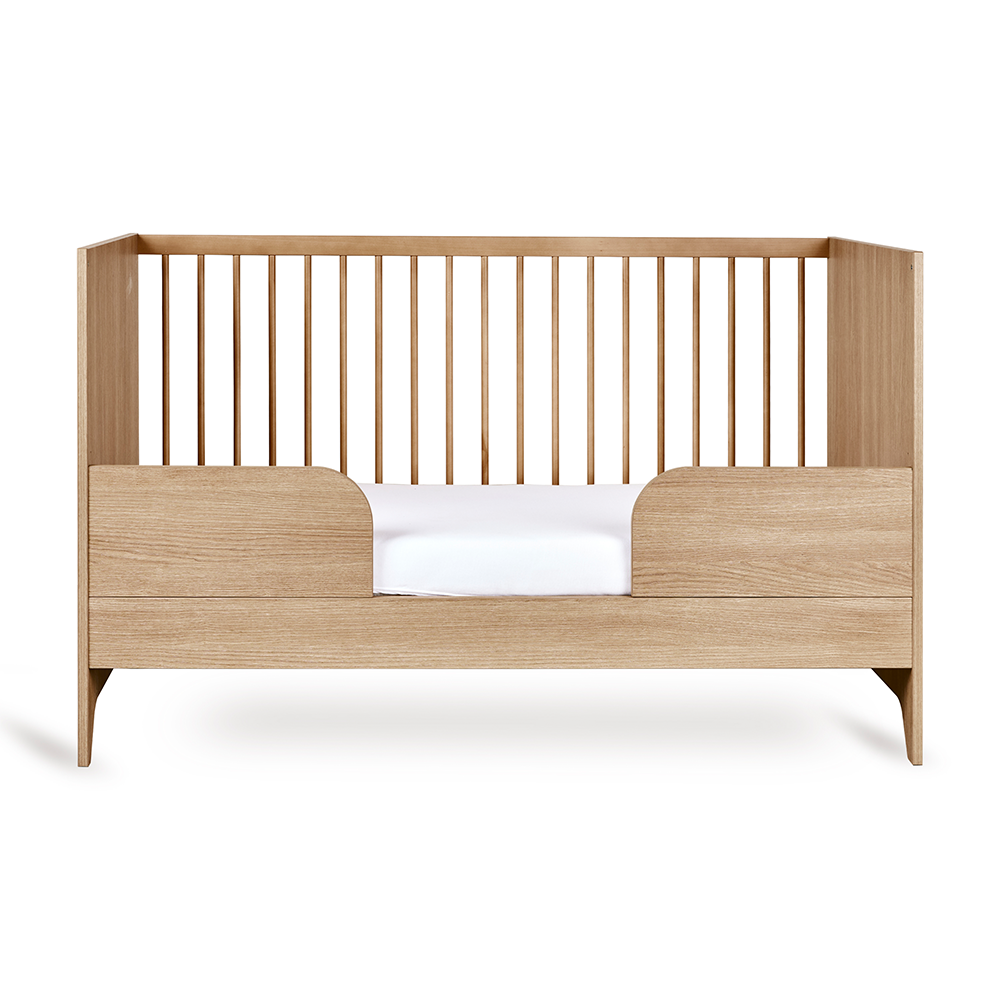 Quax Babybett- und Kinderbett 70 x 140 'Tsugi' Honey Ash - Online MY SNOWFLAKE
