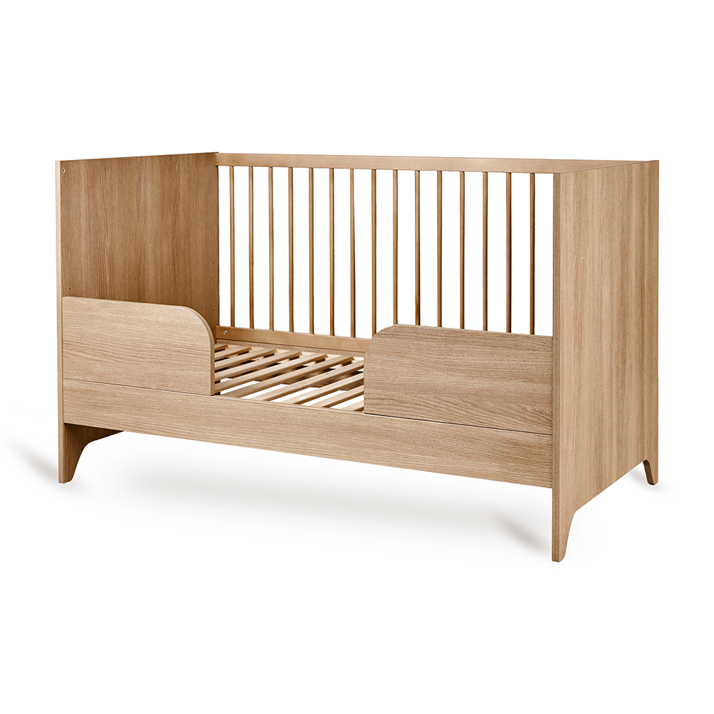 Quax Babybett- und Kinderbett 70 x 140 'Tsugi' Honey Ash - Online MY SNOWFLAKE