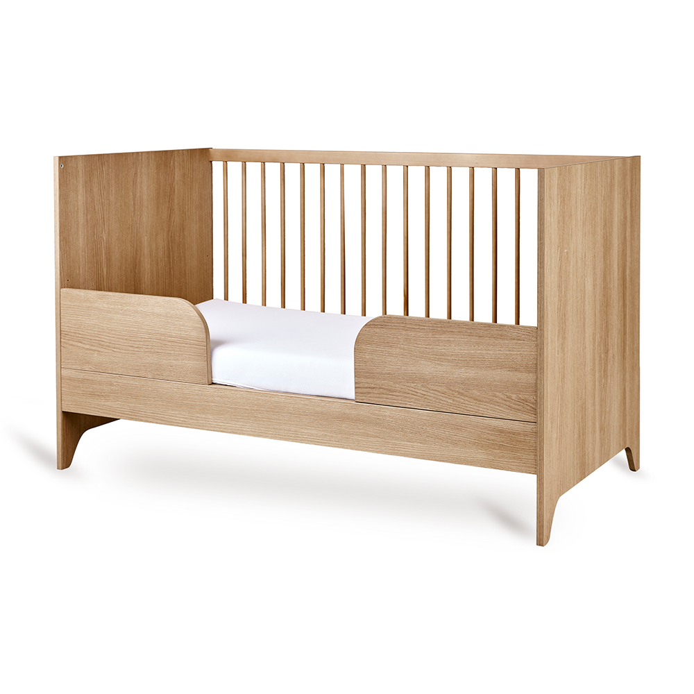 Quax Babybett- und Kinderbett 70 x 140 'Tsugi' Honey Ash - Online MY SNOWFLAKE