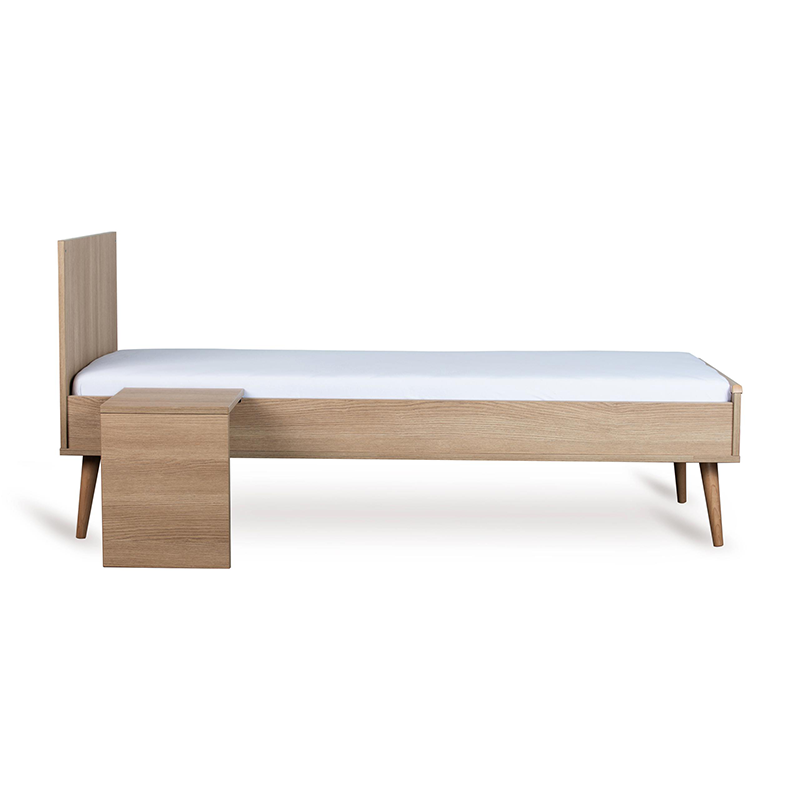 Quax Umbauset Babybett zum Juniorbett 70 x 170 'Flow' Honey Ash