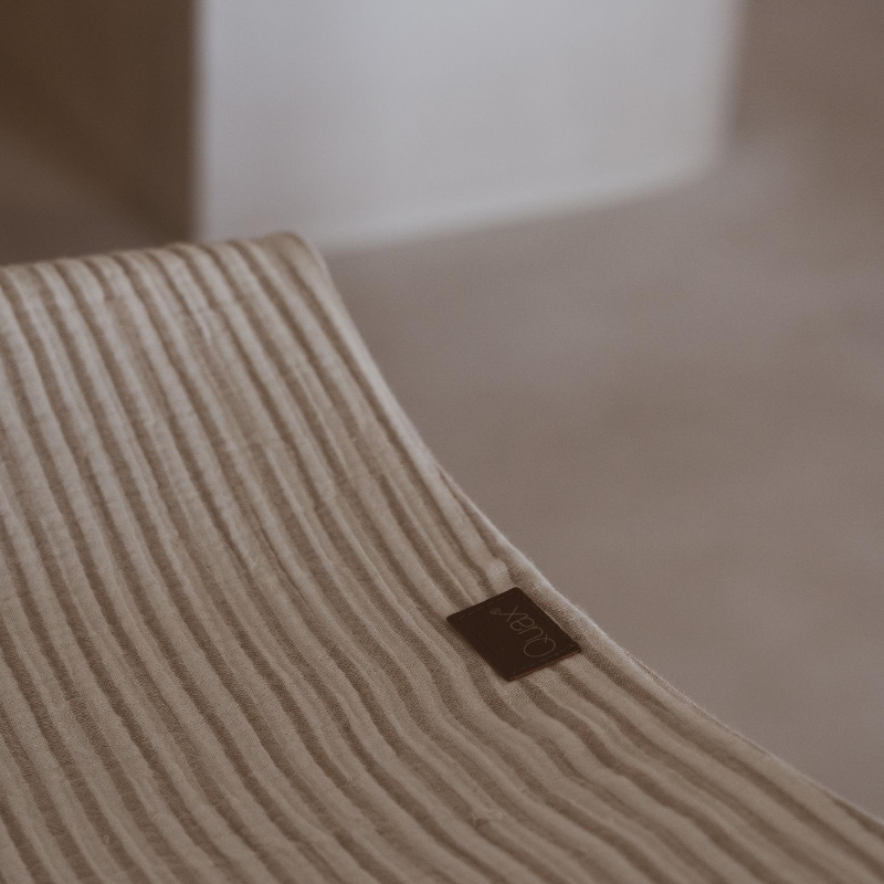 Quax Musselin Wickelkissenbezug 'Natural Collection' Stripes