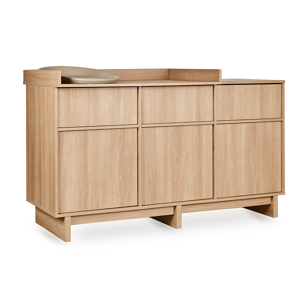 Commode à langer Quax XL « Kyo » Honey Ash