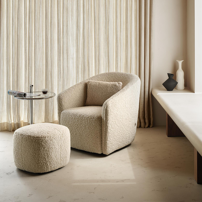 Quax Dreh- und schwenkbarer Stillsessel 'Gomi' Sheep