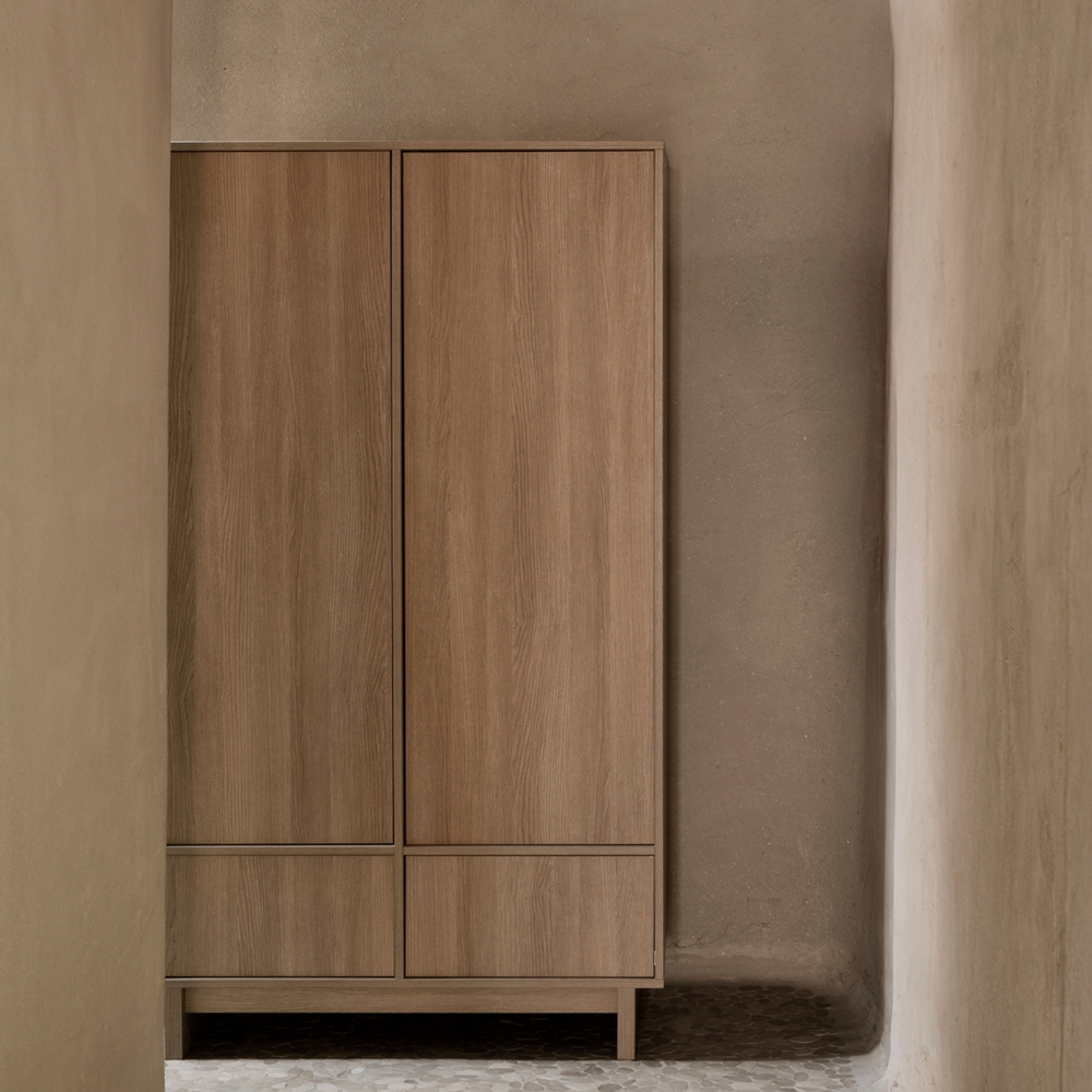 Armoire XL 'Kyo' Honey Ash de Quax