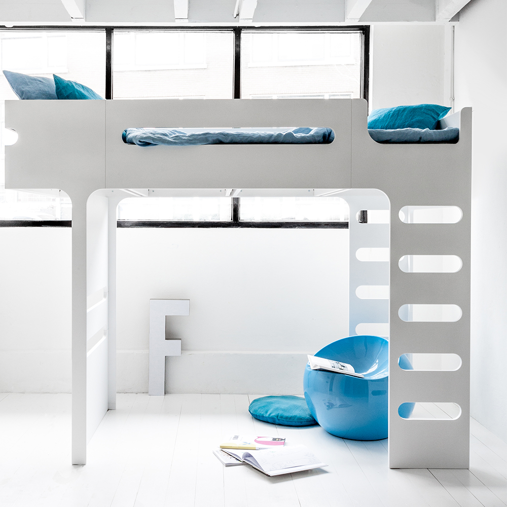 Rafa Kids  Hochbett F 90 x 200 cm  Weiss - Online MY SNOWFLAKE