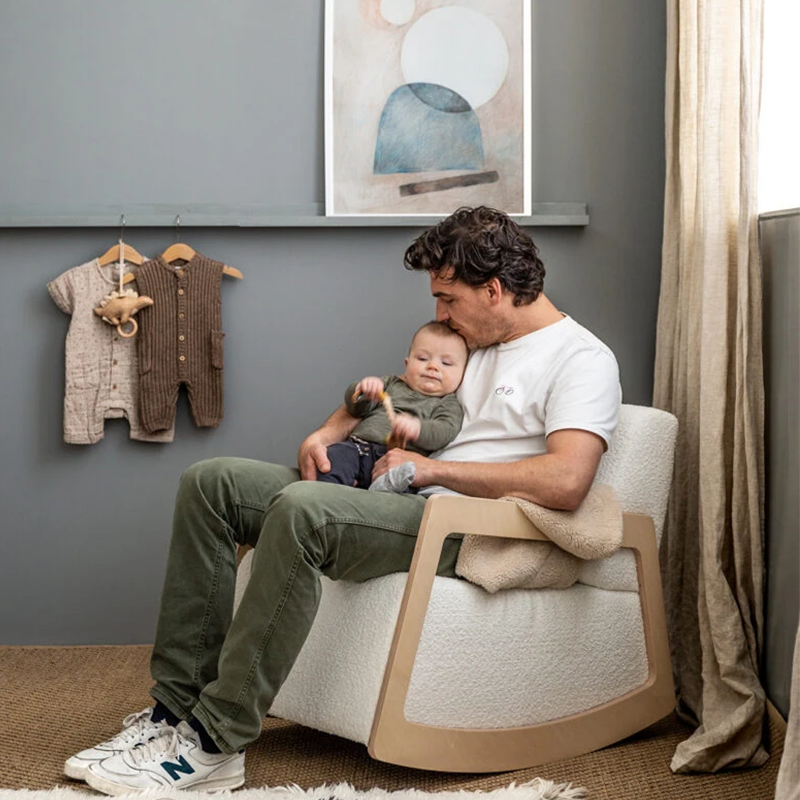 Rafa Kids  Schaukelsessel  White