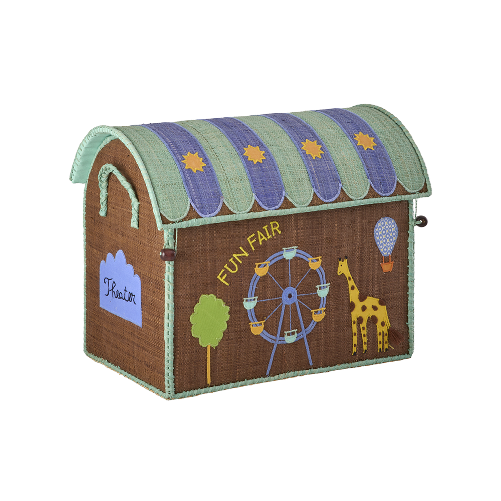 Panier de rangement Rice petit « Fun Fair » Menthe