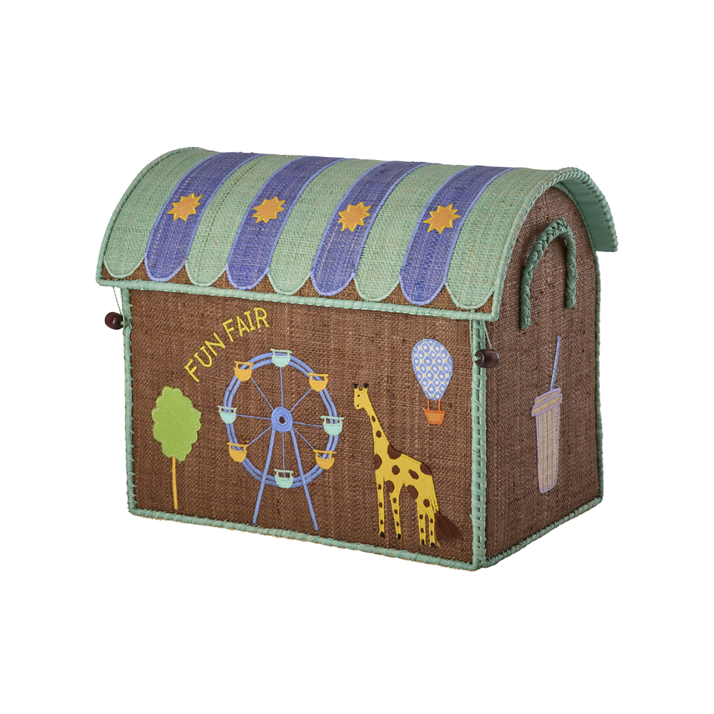 Panier de rangement Rice petit « Fun Fair » Menthe