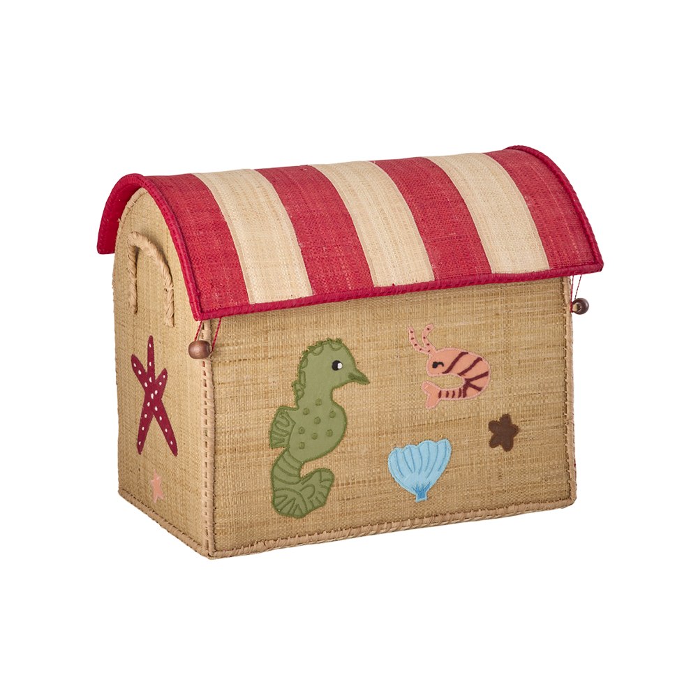 Rice Storage Basket Small Ocean