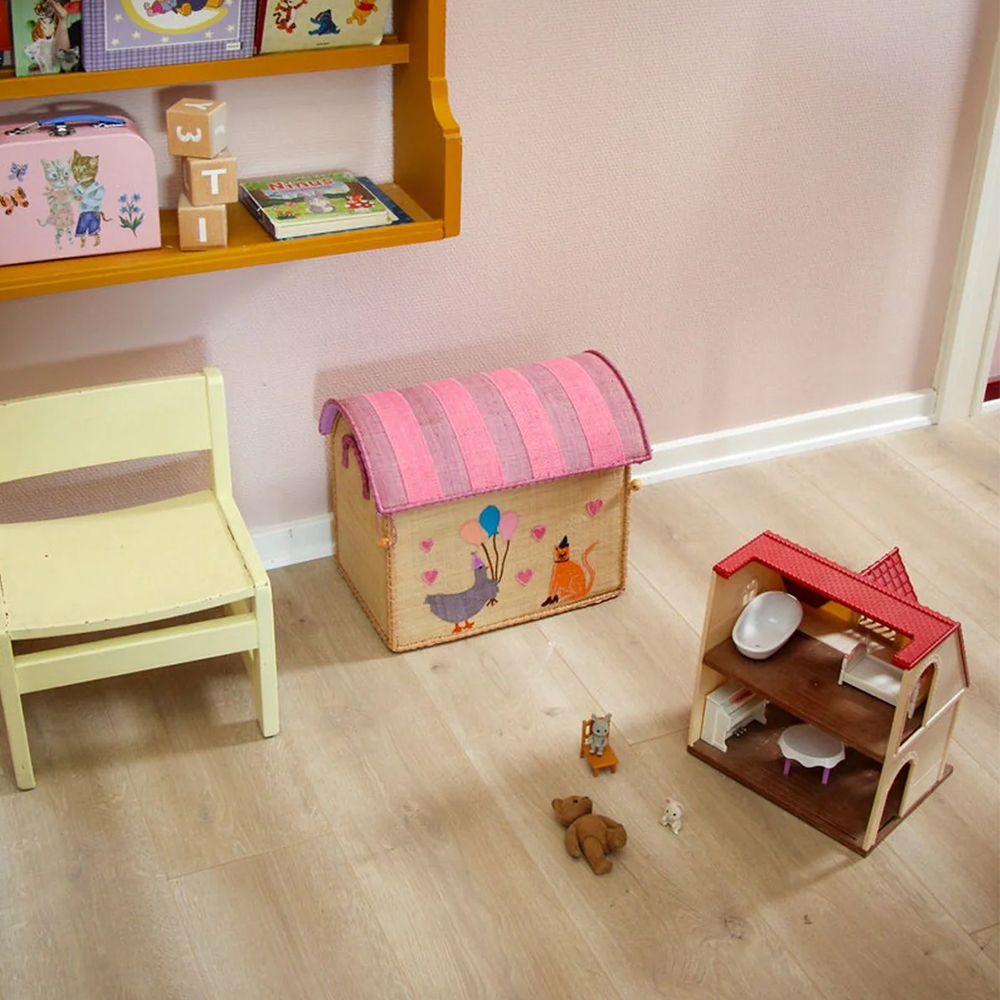 Rice Storage Basket Small Party Animals