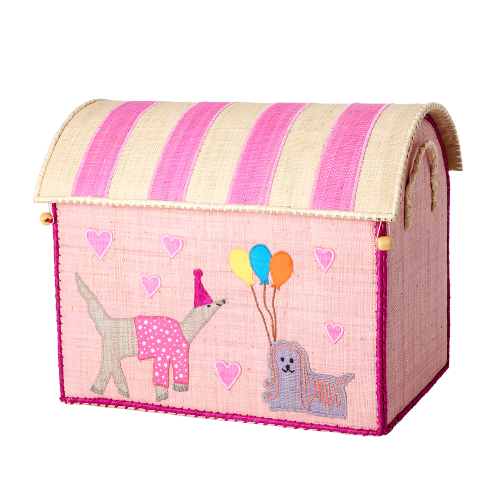 Rice Panier de Rangement Moyen Party Animals