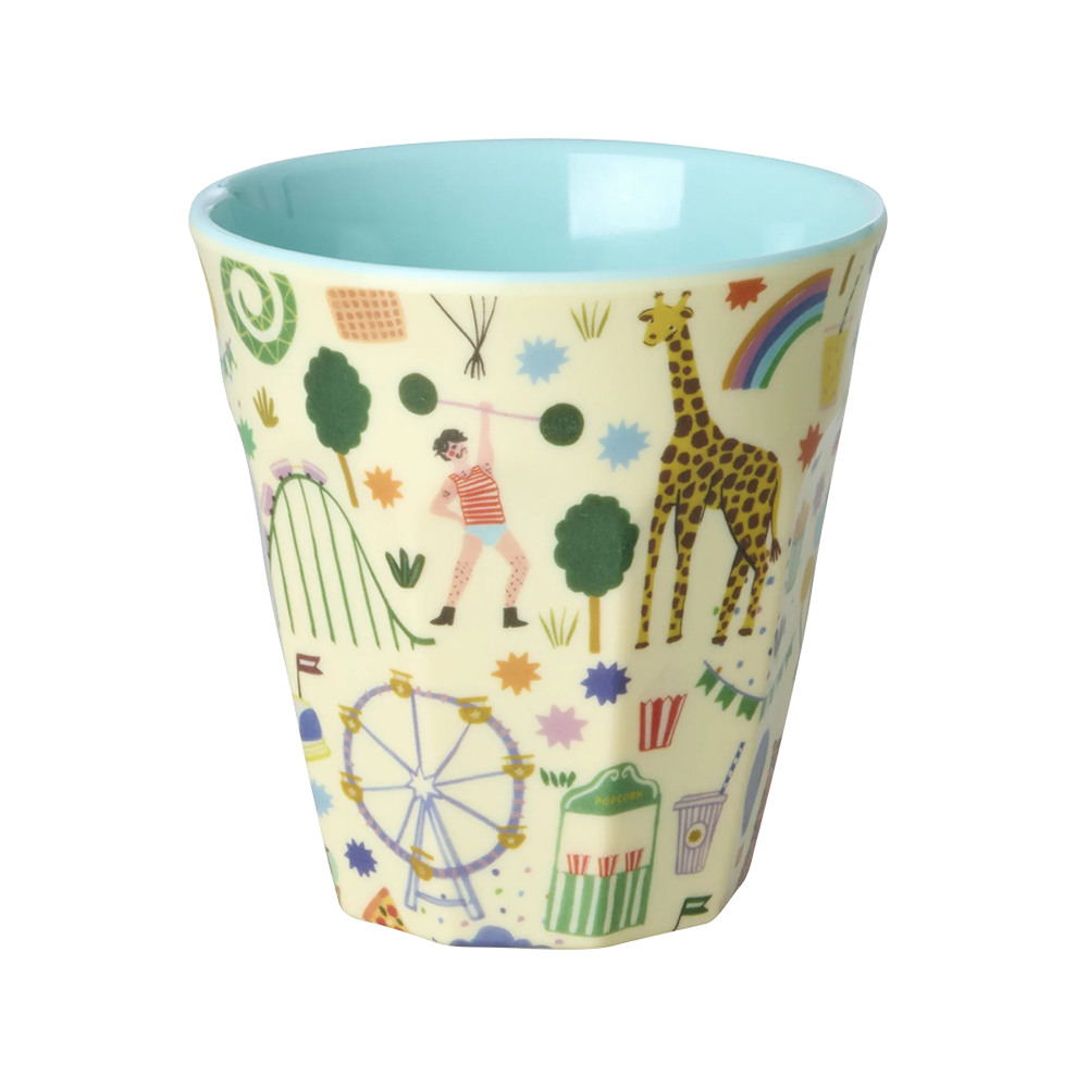 Rice  Melamin Becher Mittel 'Fun Fair' Mint