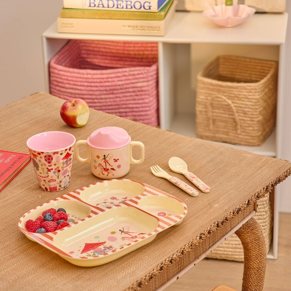Rice  Melamin Becher Mittel 'Fair Fun' Pink - Online MY SNOWFLAKE