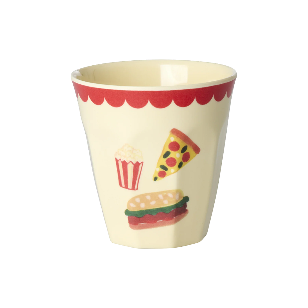 Rice Melamin Becher Klein 'Fun Fair' Burger Mint