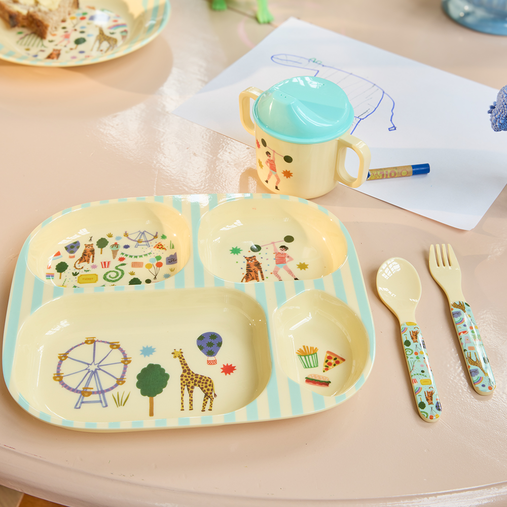 Rice Löffel und Gabel 'Fun Fair' Mint - Online MY SNOWFLAKE