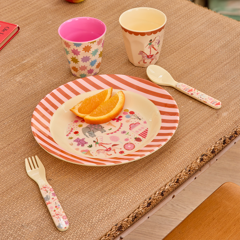 Rice Löffel und Gabel 'Fun Fair' Pink - Online MY SNOWFLAKE