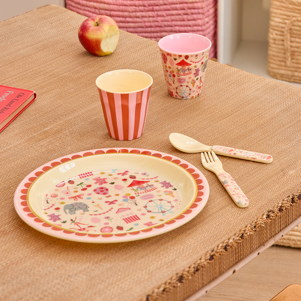 Rice Löffel und Gabel 'Fun Fair' Pink - Online MY SNOWFLAKE