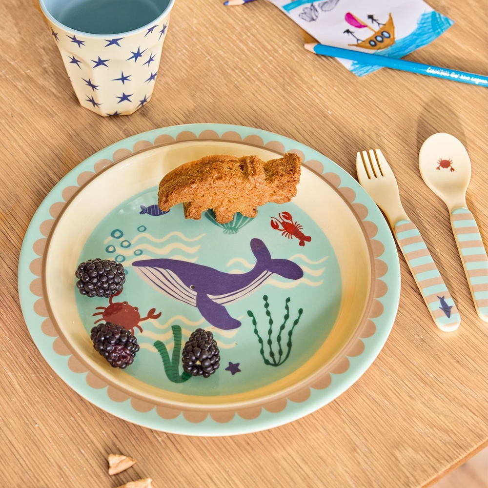 Rice Löffel und Gabel 'Ocean' Blue - Online MY SNOWFLAKE