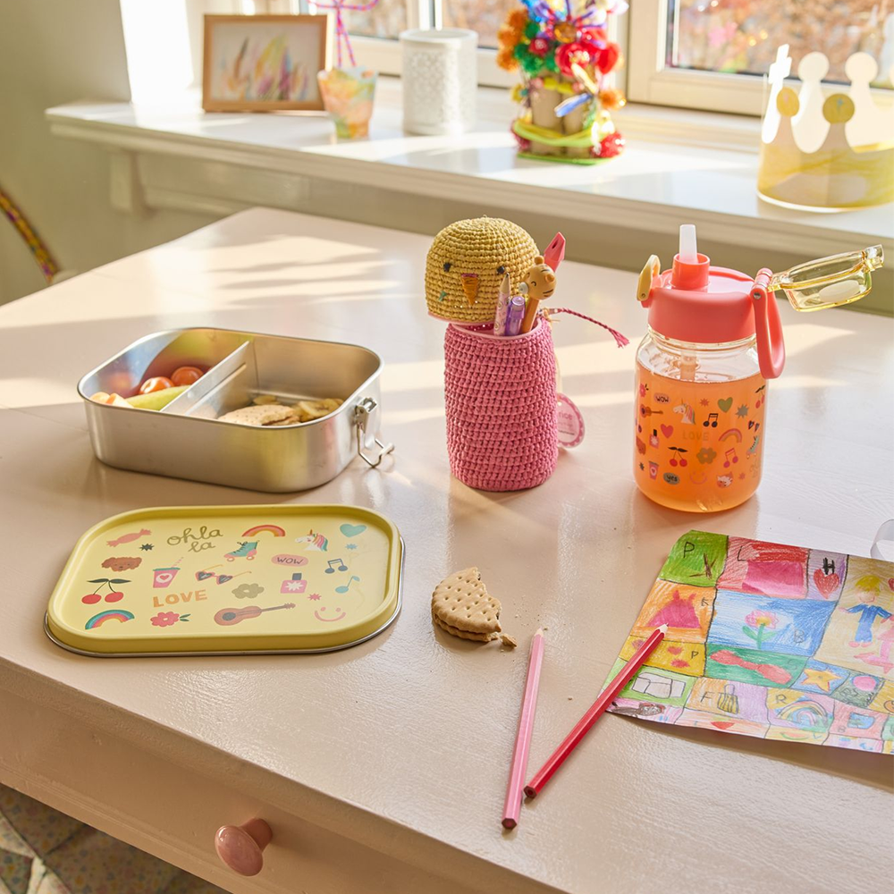 Rice  Kinder Lunchbox 'Unicorn Love' Soft Yellow