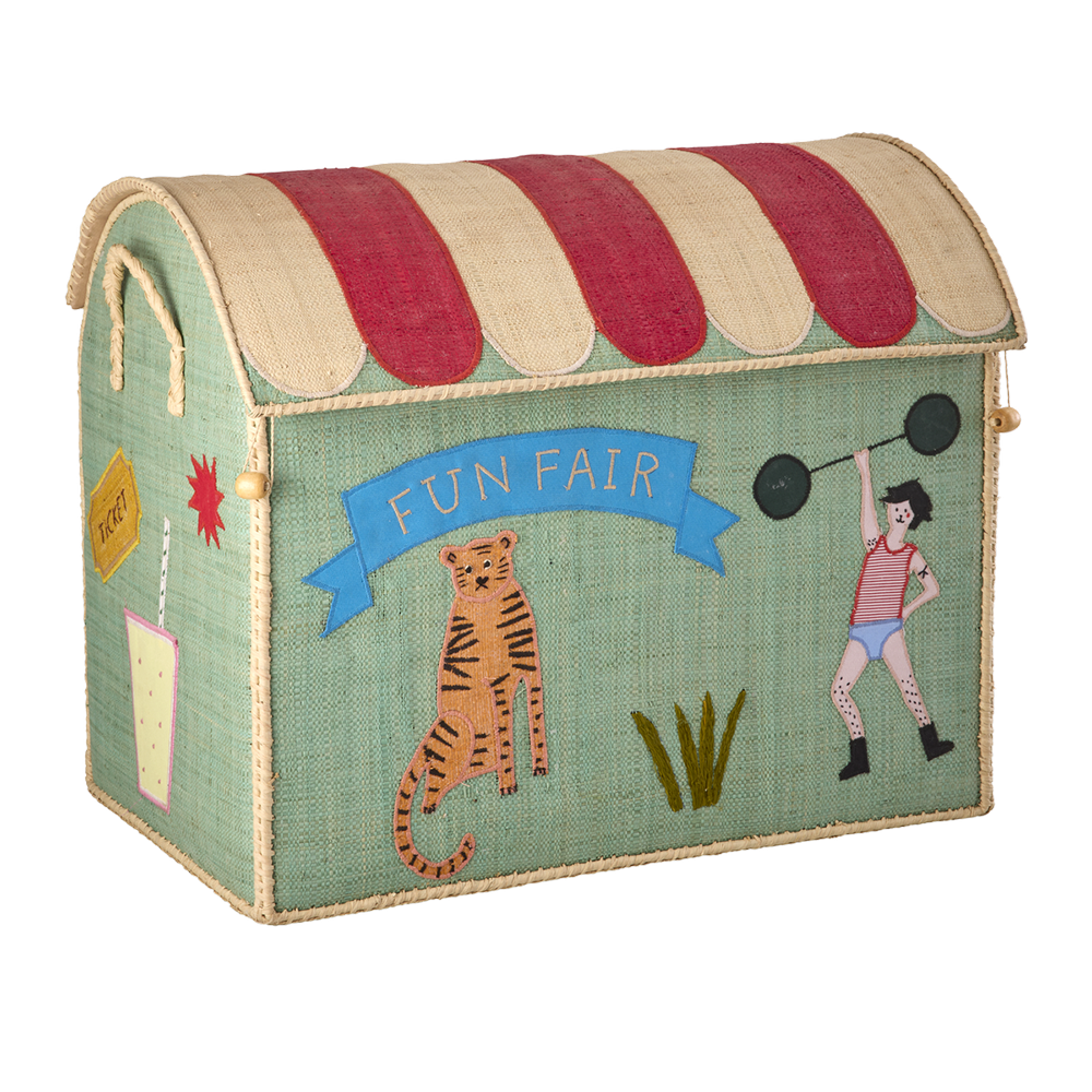 Rice Aufbewahrungskorb Gross 'Fun Fair' Mint