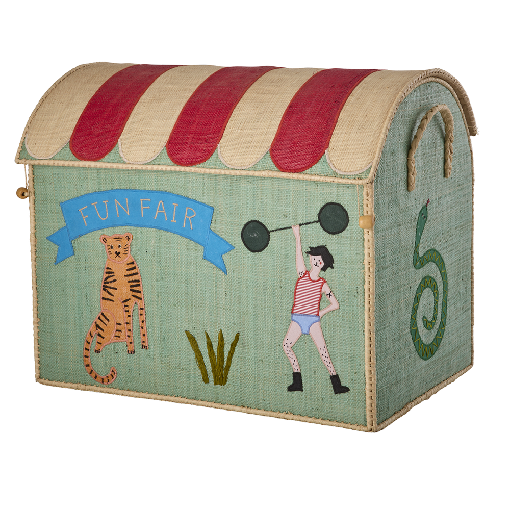 Rice Aufbewahrungskorb Gross 'Fun Fair' Mint