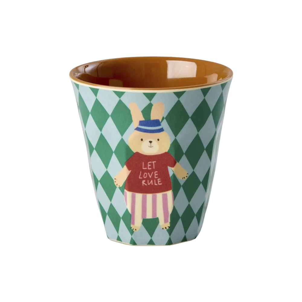 Rice Melamin Becher Klein 'Music Band' Hase