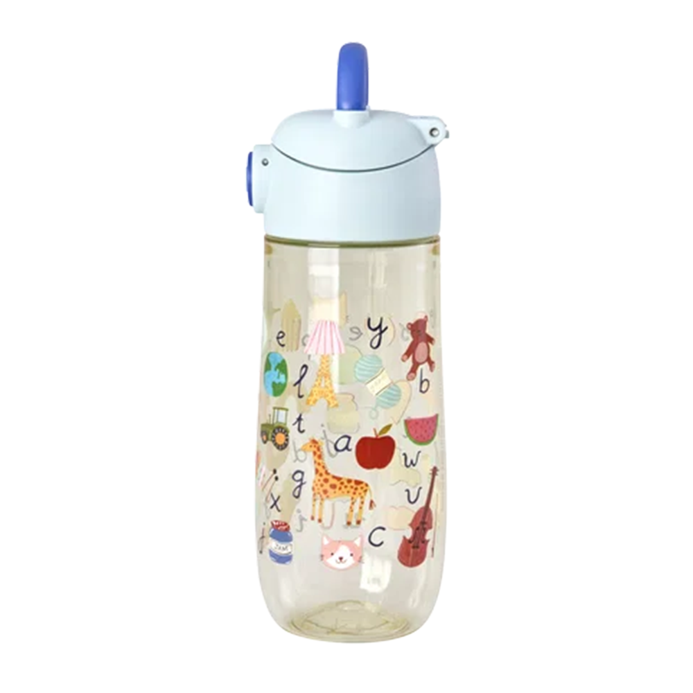 Rice Kinder Trinkflasche 'ABC' Blue