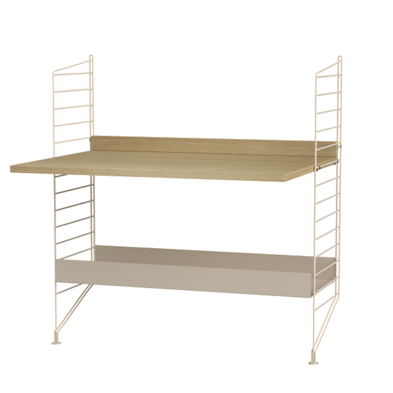 String Furniture Schreibtischkombination A Eiche/Beige